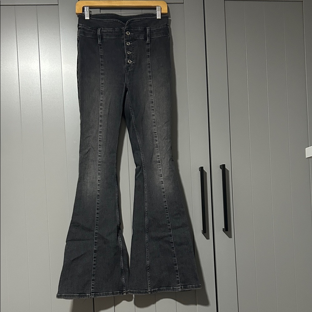 Women's free people Black Flared Jeans